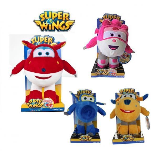 SUPER WINGS PELUCHE SOFT C/SOM 4 MODELO EN CAJA