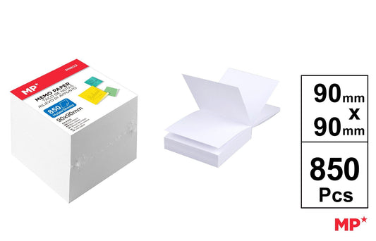 TACO NOTAS 90X90MM 850 FOLHAS 80G