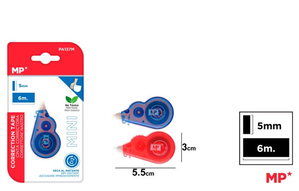 CORRETOR FITA MINI 5MM*6M PM