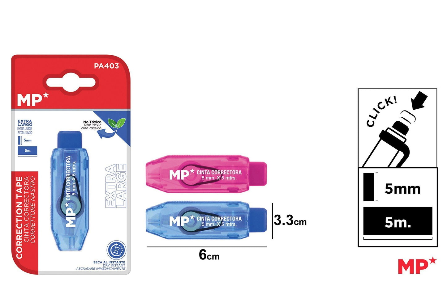 CORRECTOR FITA 5MMX5M