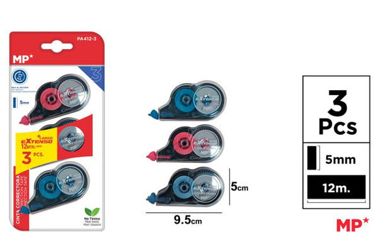 FITA CORRECTA EXTENSO 5MMx12M 3U