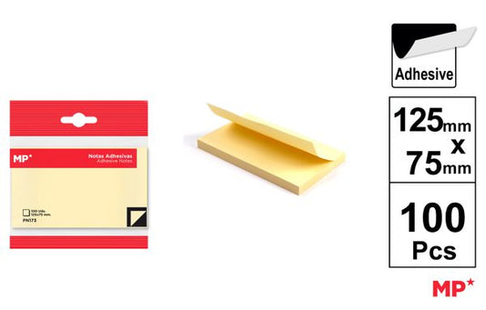 NOTAS ADESIVAS 125X75MM 100 PAGINAS