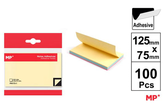 NOTAS ADESIVAS 125X75MM 100 PAGINAS