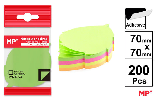 NOTAS ADHESIVAS 70X70MM 200H HOJA