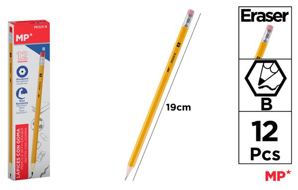 LAPIS COM BORRACHA B