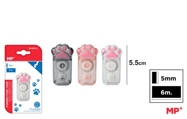 CORRETOR FITA TRANSPARENTE 5MMx6M