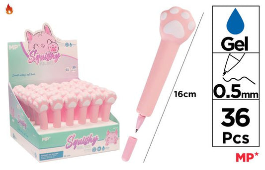CANETA SQUISHE PATA GATO  0.5MM