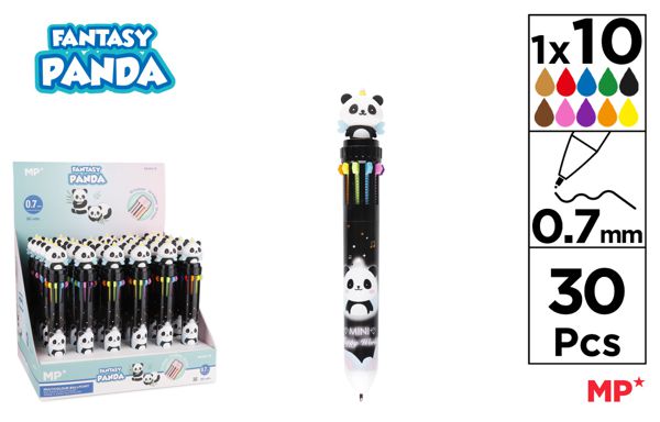 CANETA MULTICOLOR FANTASíA PANDA
