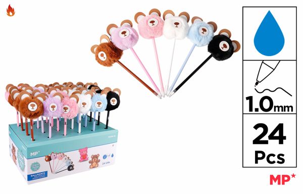 CANETA POMPOM FANTASíA URSO