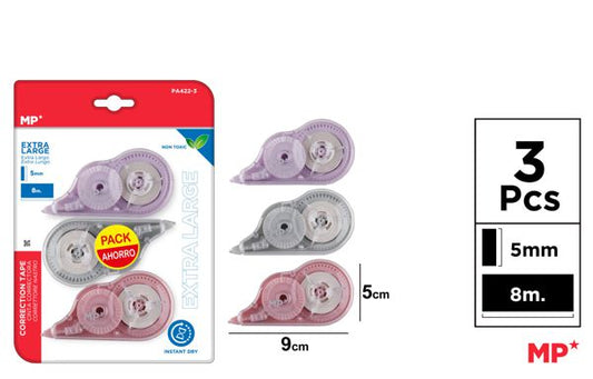 CORRETOR FITA 3U 5MMX8M MORANDI