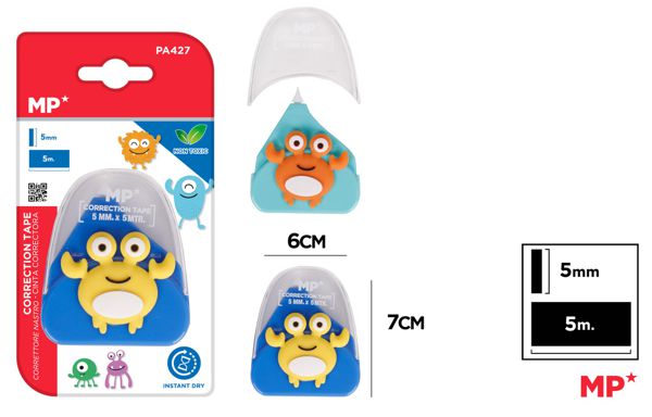 CORRETOR FITA CARANGUEIJO 5MM*5M