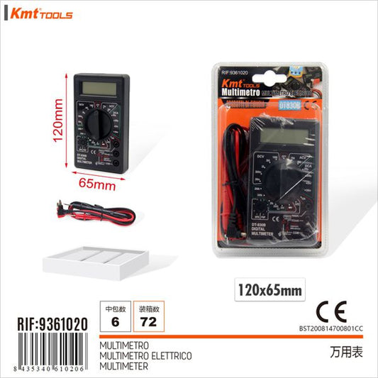 Multimetro Multifunção DT830B