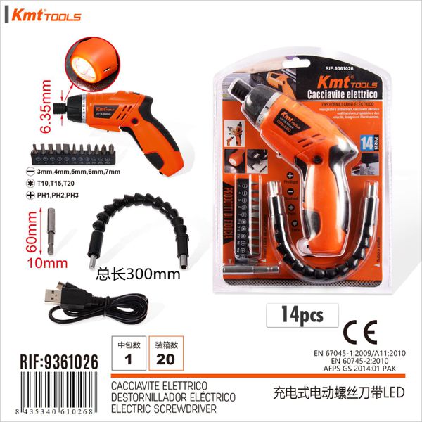 Aparafusador Recarregável LED