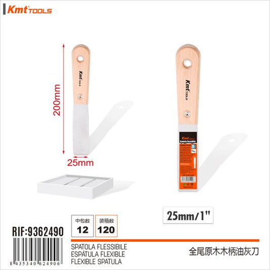 Espatula C/Cabo De Madeira 25mm