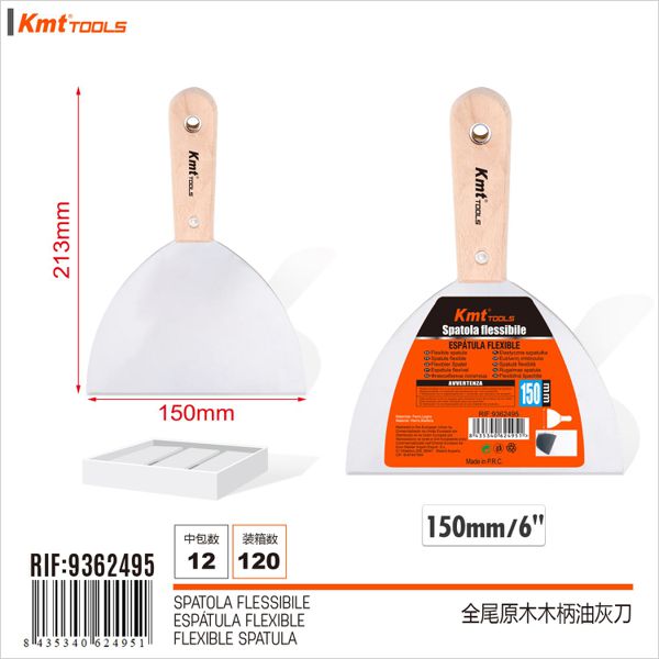 Espatula C/Cabo De Madeira 150mm