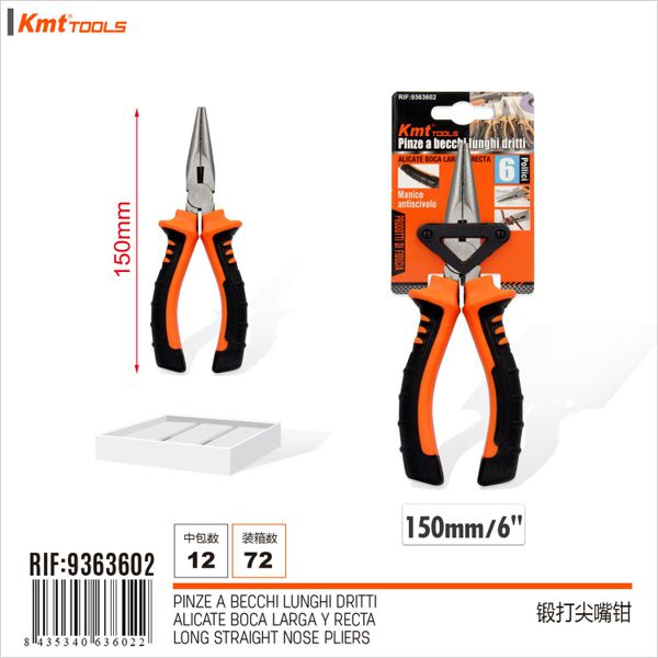 Alicate Ponta Agulha Niquelado 150mm