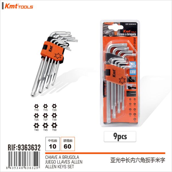Chave Sextavada 9pcs 6320345