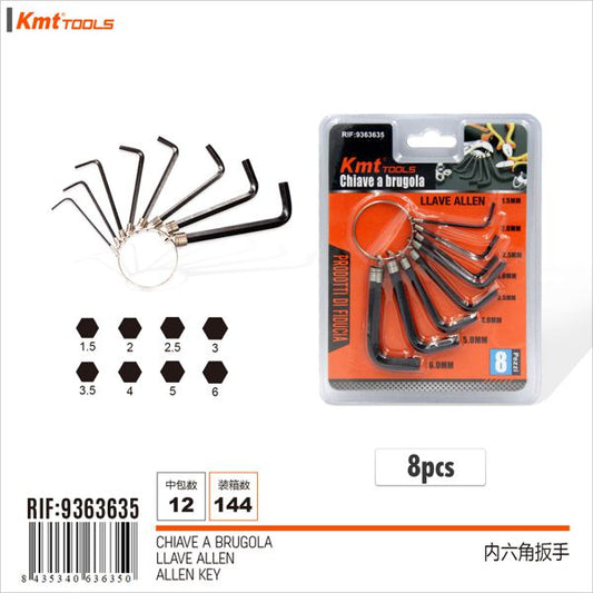 Chave Allen 8pcs 6312662