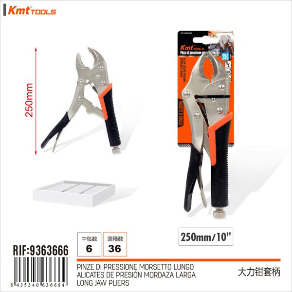 Cabo de alicate forte 250mm