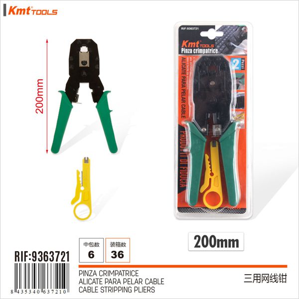 Alicate de cabo de rede de três propósitos 6321462