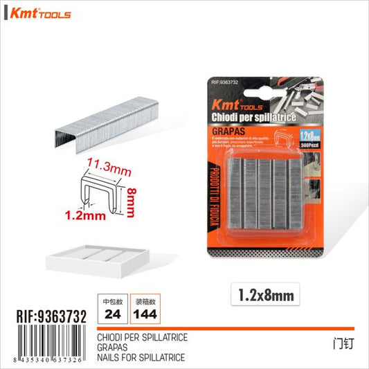 Agrafo 1.2*8mm 500pcs