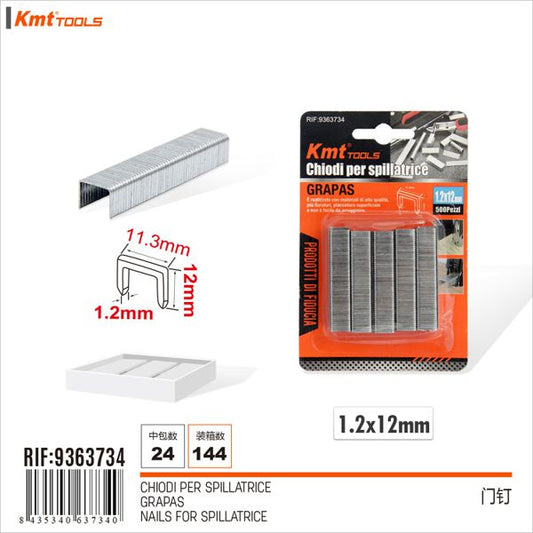 Agrafo 1.2*12mm500pcs