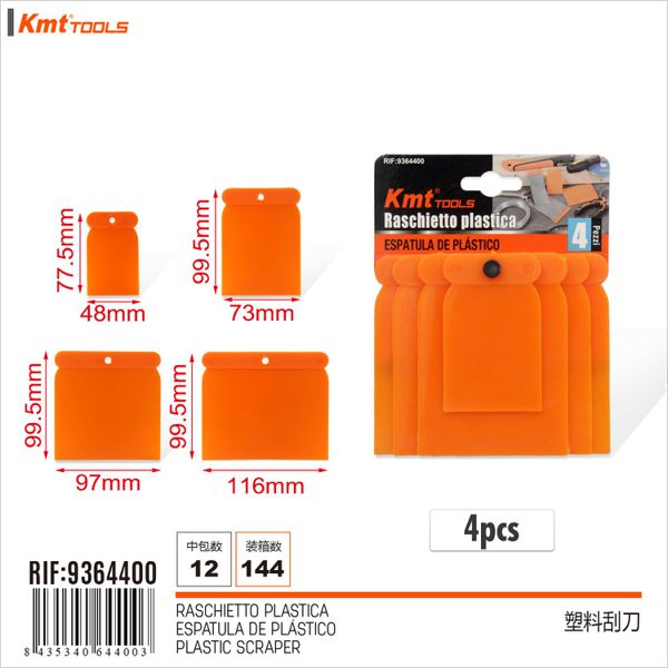 Raspador de Plástico 4pcs