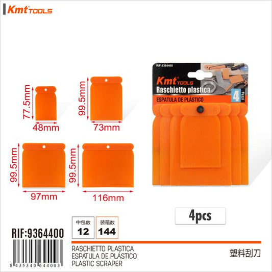 Raspador de Plástico 4pcs