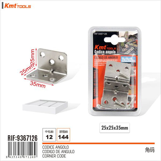 Cantos Em Metal 4pcs 22*35mm