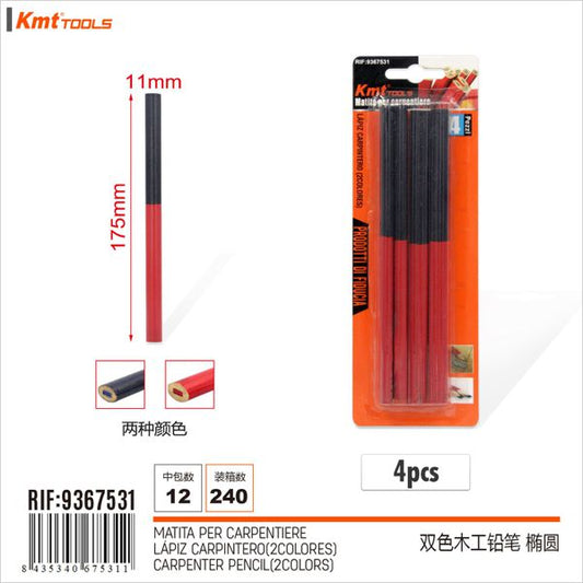 Lápiz Carpintero 4pcs