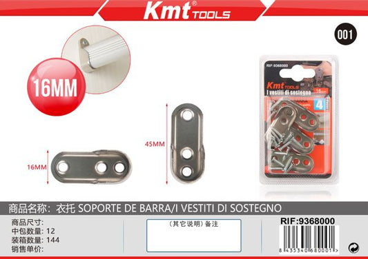 Suporte de Barra 16mm 4PCS