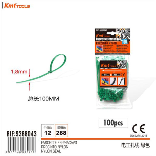 Abracadeiras Nylon 1.8*100mm/100pcs