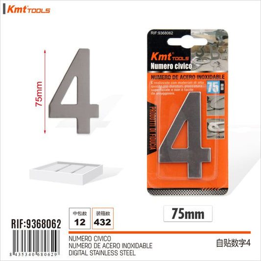 Numero de Aço Inoxidável 4