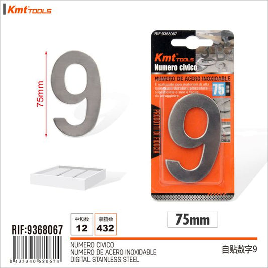 Numero de Aço Inoxidável 9