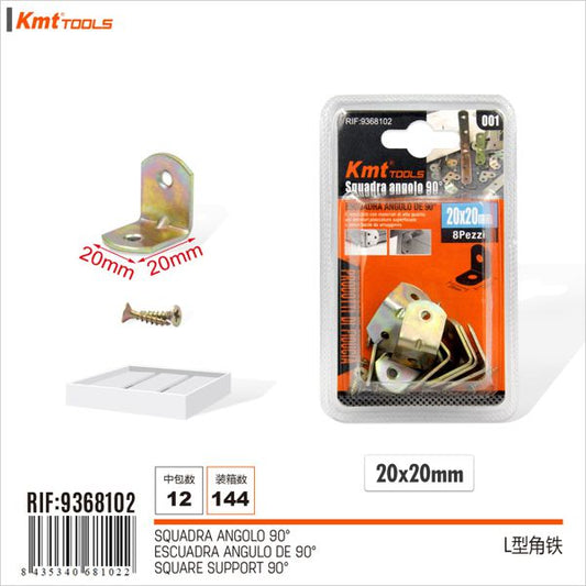 Cantos L 20*20mm 8pcs