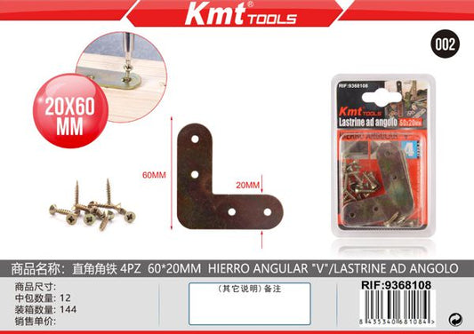 Cantos “V”4pcs 60*20mm 4pcs