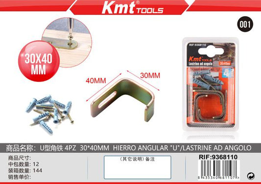 Cantos “U”4pcs 30*40mm