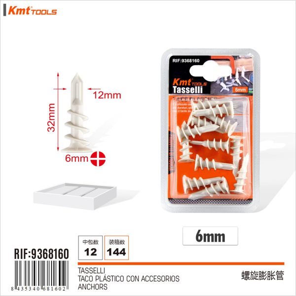 Bucha Plastico 12*32 12pcs