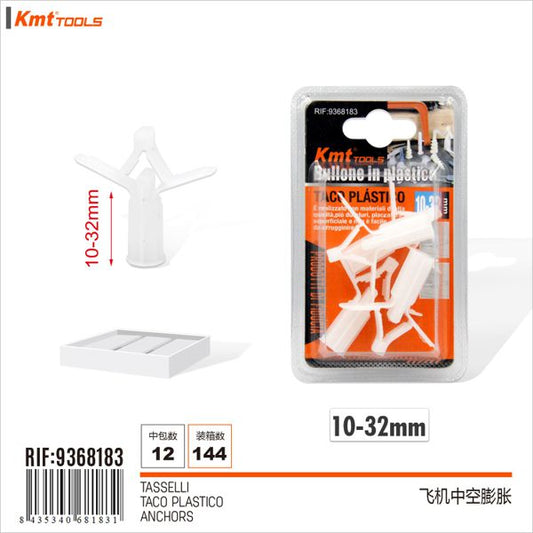 Bucha Para Pladur 10-32mm 4pcs