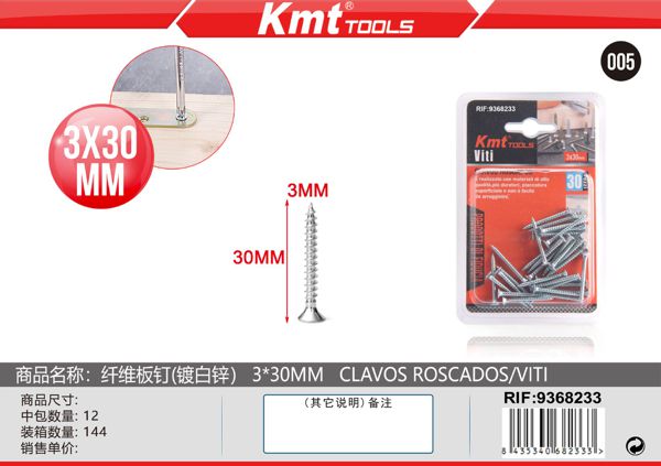 Parafusos 3*30mm 30pcs