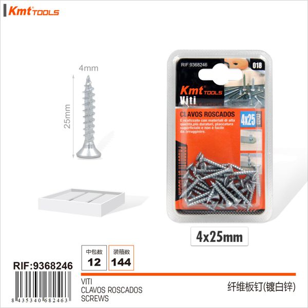 Parafuso 4*25mm 30pcs