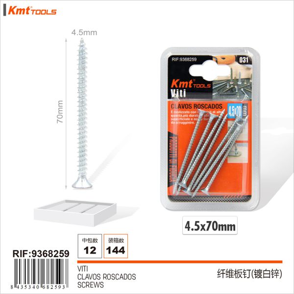 Parafuso 4.5*70mm 7pcs