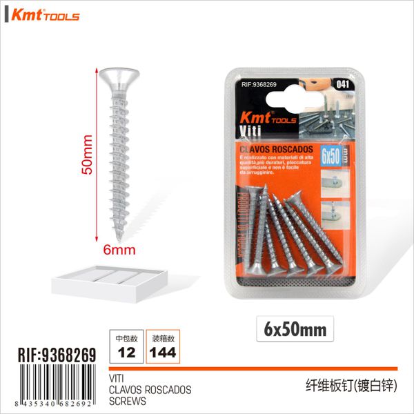 Parafuso 6*50mm 7pcs