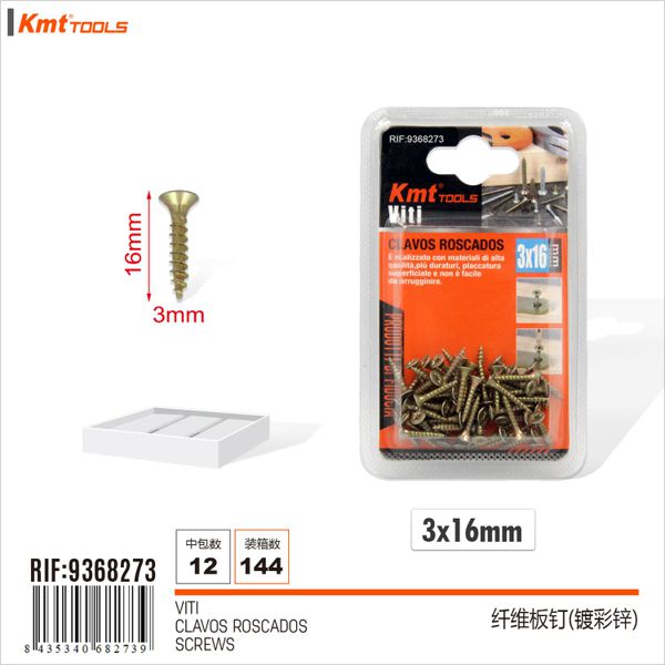 Parafuso 3*16mm 65pcs