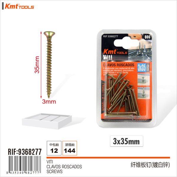 Parafuso 3*35mm 30pcs