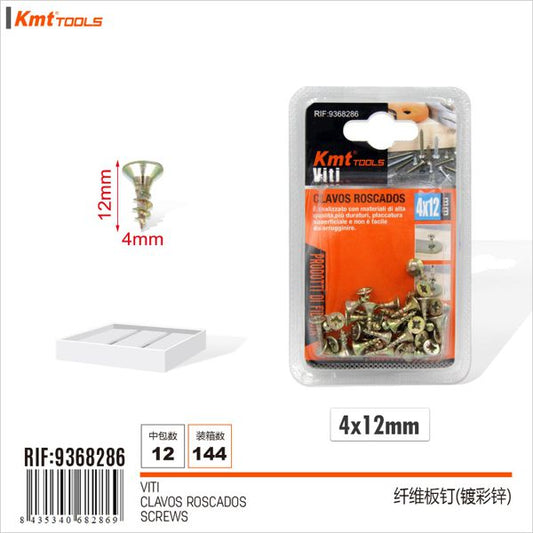 Parafuso 4*12mm 45pcs
