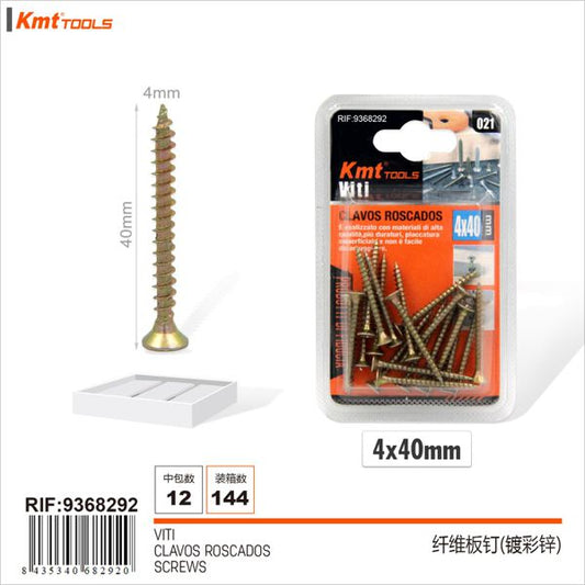 Parafuso 4*40mm 20pcs