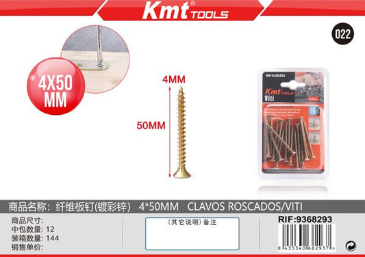 Parafuso 4*50mm 16pcs