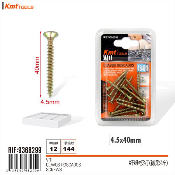 Parafuso 4.5*40mm 15pcs