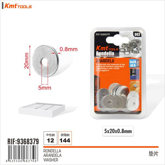 Anilha 5*20*0.8mm 55g